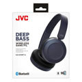 jvc ha s31bt a flat foldable wireless bluetooth headphones with built in microphone blue extra photo 3