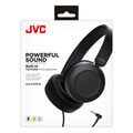 jvc ha s31m foldable on ear headphones with microphone black extra photo 3