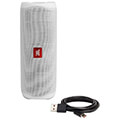 jbl flip 5 waterproof portable bluetooth speaker white extra photo 2