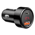 baseus car charger magic pps qc 40 usb type c pd 45w black extra photo 3