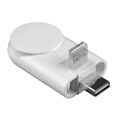 4smarts inductive charging adapter 4 way for apple watch series 1 2 3 4 white extra photo 1