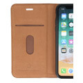 forever gamma 2in1 leather book flip case for apple iphone xr brown extra photo 1