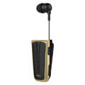 ipro rh219s stereo bluetooth headset retractable black gold extra photo 3