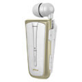 ipro rh219s stereo bluetooth headset retractable white gold extra photo 1