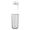 ipro rh219s stereo bluetooth headset retractable white silver extra photo 2