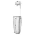 ipro rh219s stereo bluetooth headset retractable white silver extra photo 3