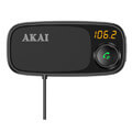 akai fmt 16bt magnetic phone mount fm transmitter and bt handsfree car kit extra photo 2