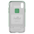 spigen classic c1 back cover case for apple iphone x iphone xs sage extra photo 3