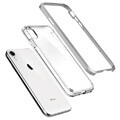 spigen neo hybrid crystal back cover case for apple iphone xr satin silver extra photo 1