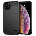 forcell carbon back cover case for apple iphone 11 pro 58 black extra photo 2