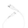 hoco cable usb cool power charging data cable for type c 1m white extra photo 2