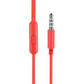 hoco earphones inital sound universal with mic m14 red extra photo 2