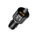 hoco car charger smart vehicle mounted bluetooth fm launcher e19 metal grey extra photo 1