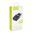 hoco travel charger smart dual usb charger 24a c12 black extra photo 2