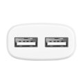 hoco travel charger smart dual usb charger 24a c12 white extra photo 2