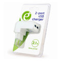 energenie eg u2c2a 02 w 2 port universal usb charger 21 a white extra photo 2