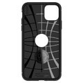 spigen rugged armor back cover case for apple iphone 11 61 matte black extra photo 2