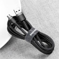 baseus cable cafule micro 15a 2m grey black extra photo 1