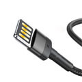 baseus cable cafule working with lightning 24a 1m grey black extra photo 2