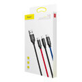 baseus cable three primary colors 3 in 1 for m l t 35a 12m black extra photo 1