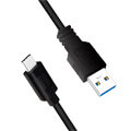 logilink cu0166 usb 32 gen1x1 cable usb a male to usb c male 015m black extra photo 1