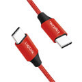 logilink cu0156 usb 20 cable usb c to usb c 1m red extra photo 1