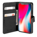 4smarts premium wallet case urban for apple iphone xs x all black extra photo 2