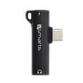 4smarts usb type c to usb type c 35mm audio and charging splitter soundsplit mini black extra photo 1