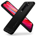 spigen rugged armor for xiaomi redmi note 8 pro matte black extra photo 1