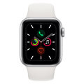 apple watch series 5 mwv62 40mm gps aluminum silver case with white sport band extra photo 1