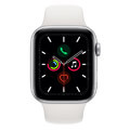 apple watch series 5 mwvd2 32gb 44mm aluminium silver case with white sport band extra photo 1