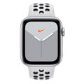 apple watch series 5 nike mx3v2 44mm gps aluminum silver case with pure platinum black sport band extra photo 1