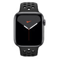 apple watch series 5 nike mx3w2 44mm gps space grey aluminum case with black sport band extra photo 1