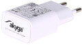 akyga ak ch 11 universal wall charger quick charge usb 30 240 v 5v 24a 9v 16a 12v 125a white extra photo 1