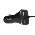 akyga ak ch 10 universal car charger 12v 4x usb 9000ma black extra photo 2