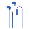 celly in ear stereo hands free up 600 flat cable blue extra photo 1