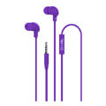 celly in ear stereo hands free up 600 flat cable purple extra photo 1