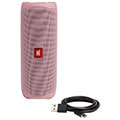 jbl flip 5 waterproof portable bluetooth speaker pink extra photo 3