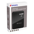 verbatim 49956 13600mah qc 20 dual usb power pack black extra photo 5