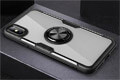 forcell carbon clear ring back cover case stand for iphone 11 pro black extra photo 1