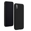 forcell silicone lite back cover case for iphone 8 black extra photo 1