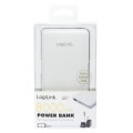 logilink pa0142w mobile power bank 8000mah white silver extra photo 1