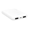 logilink pa0202w mobile power bank 5000mah 2x usb white extra photo 3