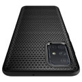 spigen liquid air back cover case for samsung a51 matte black extra photo 2