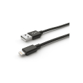 natec nka 1537 lightningm usb am mfi cable 15m black nylon extra photo 1