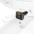 hama 14158 fm transmitter with bluetooth function and handsfree grey extra photo 2