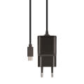 maxlife wall charger mxtc 03 mico usb 1a black extra photo 1