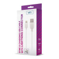 setty usb cable 1m 1a lightning white extra photo 1