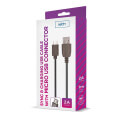 setty usb cable 1m 2a micro usb black extra photo 1