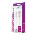 setty usb cable 3m 2a type c white extra photo 1